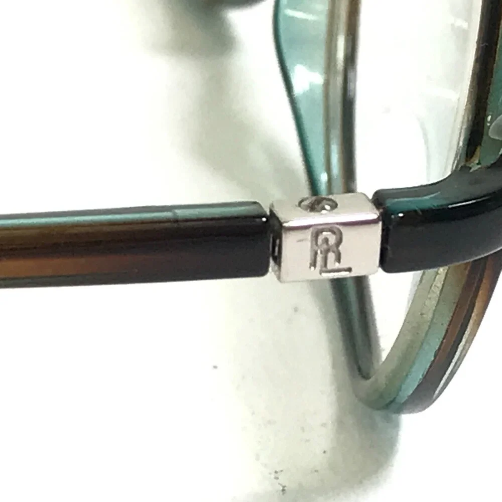 Ralph Lauren Eyeglasses Frames RL1353 R65 Brown Blue Round Full Rim 50-14-135